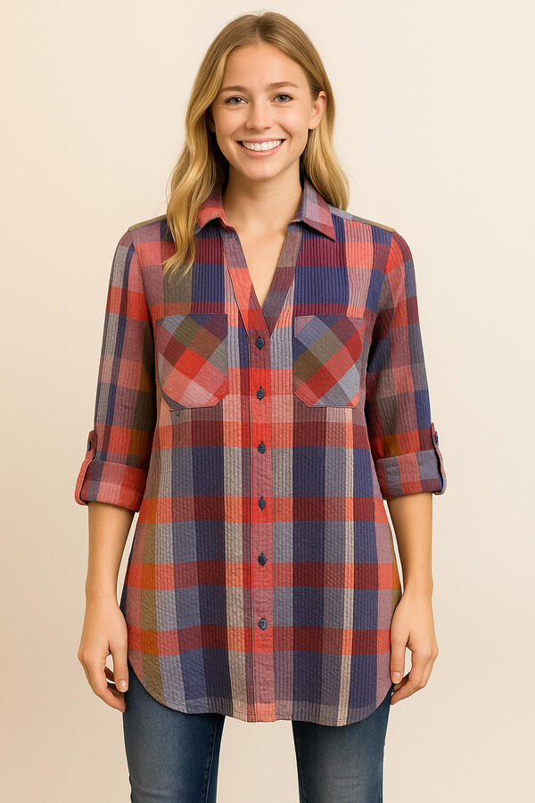 Checked Tunic