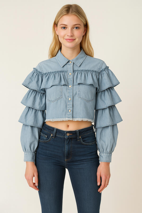 Light Wash Denim Shirt